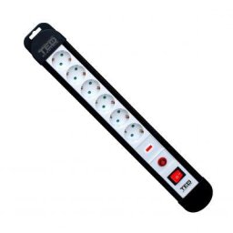 Prelungitor cu protectie 6 prize, 3 x 1.5mm 3 metri