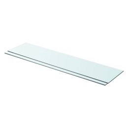Rafturi, 2 buc., 90 x 20 cm, panouri sticla transparenta GartenMobel Dekor