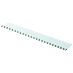 Rafturi, 2 buc., 100 x 12 cm, panouri sticla transparenta GartenMobel Dekor