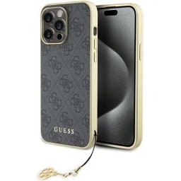 Husa 4G Charms Collection case for iPhone 15 Pro Max - gray