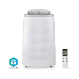 Aparat mobil inteligent de aer condiționat 3 în 1 Nedis WIFIACMB1WT16 1800W/230V 16000 BTU Wi-Fi + telecomandă