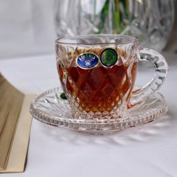 Set 2 cesti cafea/ceai Cristal Bohemia 150 ml