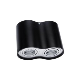 Spot TUBA 2xGU10/50W/230V negru