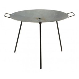 Disc pentru gratar, metalic, cu picioare si agatator, 48.7x32 cm, Perfect Home GartenVIP DiyLine
