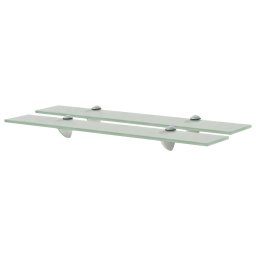 Rafturi suspendate, 2 buc., 60 x 10 cm, sticla, 8 mm GartenMobel Dekor