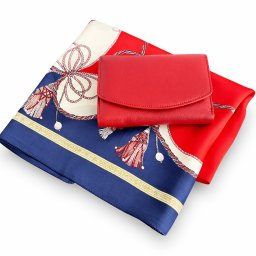 Cadou esarfa si portofel Rouge piele naturala