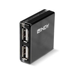 Lindy 4 Port USB 2.0 Mini Hub - hub - 4 ports
