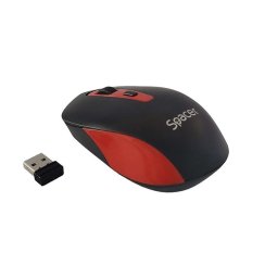 Mouse Mouse optic WS SPMO-WS01-BKBR, USB Wireless, Black-Red