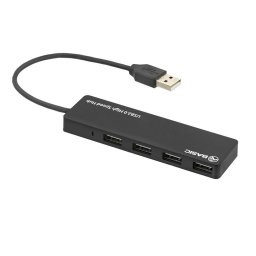 Hub USB 2.0 Basic 4 porturi Negru