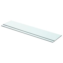 Rafturi, 2 buc., 70 x 15 cm, panouri sticla transparenta GartenMobel Dekor