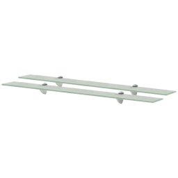 Rafturi suspendate, 2 buc., 90 x 20 cm, sticla, 8 mm GartenMobel Dekor