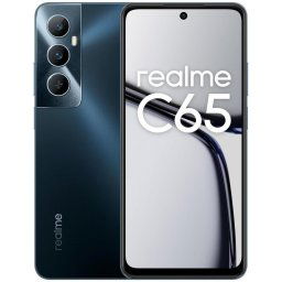 Telefon Mobil Realme C65, 6GB RAM, Memorie 128GB 4G, Starlight Negru