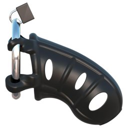 C-Ringz - cușcă pentru penis din silicon - negru