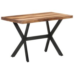 Masa de bucatarie, 120x60x75 cm, lemn masiv cu finisaj miere GartenMobel Dekor