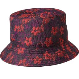 Palarie Kangol Floral Jacquard Red Bucket Rosu