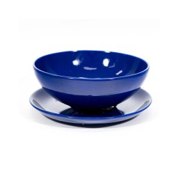 Set ceramic de scurgătoare de vase albastru închis