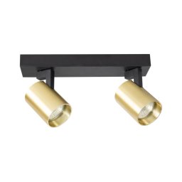 Spot VOLF 2xGU10/10W/230V auriu/negru