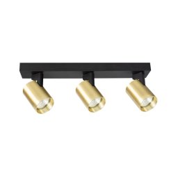 Spot VOLF 3xGU10/10W/230V auriu/negru