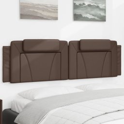 Perna pentru tablie pat, maro, 180 cm, piele artificiala GartenMobel Dekor