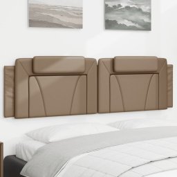 Perna pentru tablie pat, cappuccino, 180 cm, piele artificiala GartenMobel Dekor