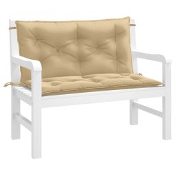 Perne banca de gradina, 2 buc., melanj bej, 100x50x7cm, textil GartenMobel Dekor