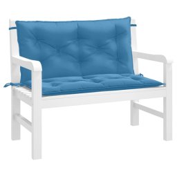 Perna banca de gradina 2 buc melanj albastru 100x50x7 cm textil GartenMobel Dekor