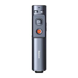 Presenter multifunctional Orange Dot Wireless, 2.4GHz, USB si USB-C, 250 mAh, Green Laser Pointer, Universal, Gri