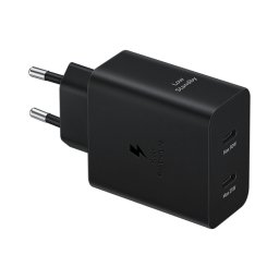 Incarcator de retea EP-T5020XBEGEU 2x USB Type-C + Cablu USB Type-C la USB Type-C Fast Charger 50W Negru