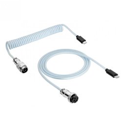 Cablu spiralat USB type C GX16 T-T tip Aviator 3m, Akyga AK-USB-49