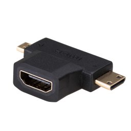 Akyga Adaptor Gender Changer Mini HDMI / Micro HDMI, Negru - AK-AD-23