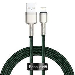 USB for Lightning Cafule, 2.4A, 1m (green)