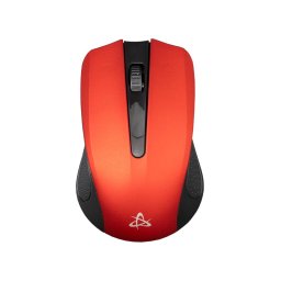 Mouse WM-109 – wireless, optic 1600 DPI, 3 butoane + scroll, roșu
