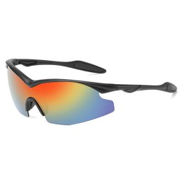 Ochelari pentru Ciclism - Techsuit (1806) - Black / Orange Yellow