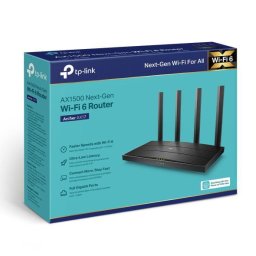 Router wireless Archer AX17, Dual-Band Gigabit AX1500, Wi-Fi 6, Negru