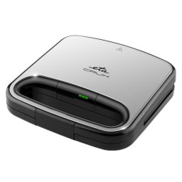 Sandwich maker 3163 90000 Crux, 750W, placi triunghiulare antiaderente Negru/Otel inoxidabil