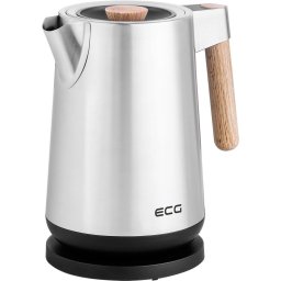 Fierbator electric RK 1767 Strix Timber, 1.7 litri, 2200 W, otel inoxidabil si elemente din lemn Argintiu