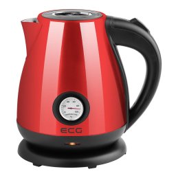 Fierbator electric RK 1705 Metallico Rosso, 1.7 litri, 2200 W, otel inoxidabil, indicator temperatura Rosu