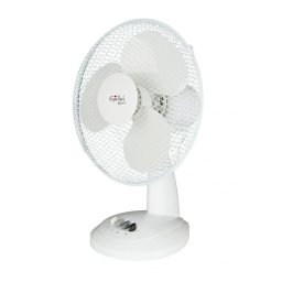 Ventilator de masa VEN9, 23 W, diametru 23 cm, 2 viteze, oscilatie Alb