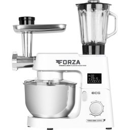 Robot de bucatarie FORZA 5500 Giorno Bianco, 1500 W, 6,5 litri, panou de control tactil, sistem de amestecare Alb planetar