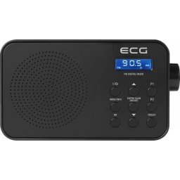 Radio FM R 105, 1.2 W, alarma, memorie 30 de posturi Negru