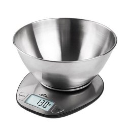 Cantar de bucatarie DORI 6778, 5 Kg, precizie 1g, TARA, otel inoxidabil Gri