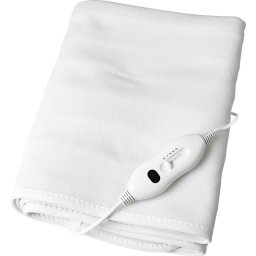 Incalzitoare corporale Patura cu incalzire electrica ECG ED 8036, 150X80 cm, 60W, 3 niveluri de temperatura, Alb