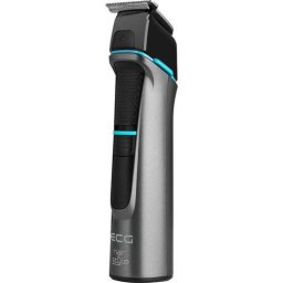 Aparat de tuns Trimmer multifunctional fara fir GRS 3820 Magnetic, 3 capete, 9 atasamente, Li-Ion 500 mAh , IPX5 Gri