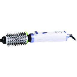 Ondulator Perie rotativa cu aer cald HK 130 ionic, 800 W, ionizare, 2 trepte de temperatura Alb