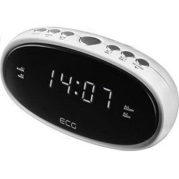 Radio cu ceas RB 010 , FM, Digital, memorie 10 posturi, alarma dubla Alb