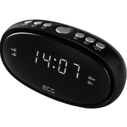 Radio cu ceas RB 010 FM, Digital, memorie 10 posturi, alarma dubla Negru