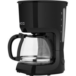 Cafetiera KP 2116 Easy, 750 W, 1.25 L, 10 cesti, bol din sticla, filtru permanent Negru