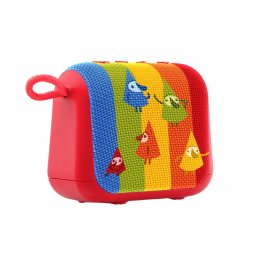Boxa portabila pentru copii DECKO TRIO R, 5 W, Bluetooth, IPX6, Rosu