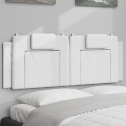Perna pentru tablie pat, alb, 140 cm, piele artificiala GartenMobel Dekor