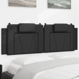 Perna pentru tablie pat, negru, 160 cm, piele artificiala GartenMobel Dekor